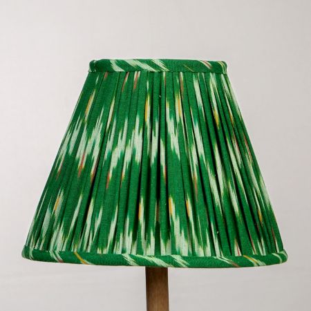 Green Ikat Empire Lampshade Medium